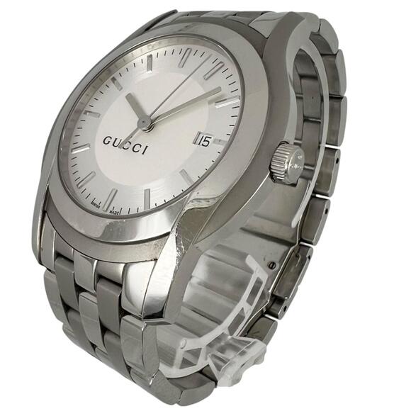 Gucci G-Class 5500XL Men's Stainless Steel Quartz Watch with Analog Display a...